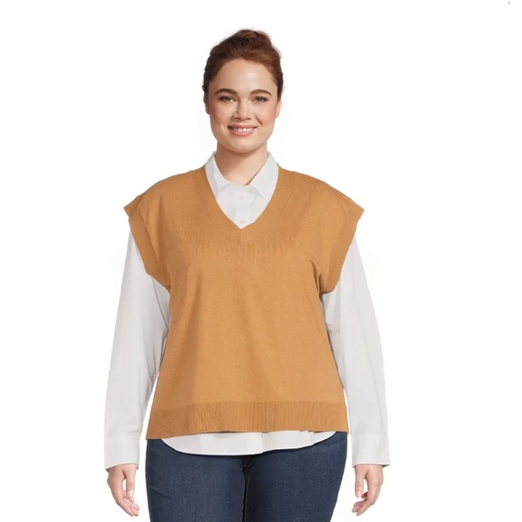 NWT Terra & Sky plus size sweater vest - Picture 1 of 3